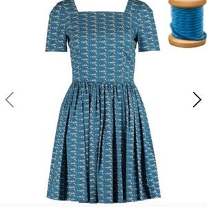 NWT Dolce & Gabbana Dress - fitted, pleated skirt.